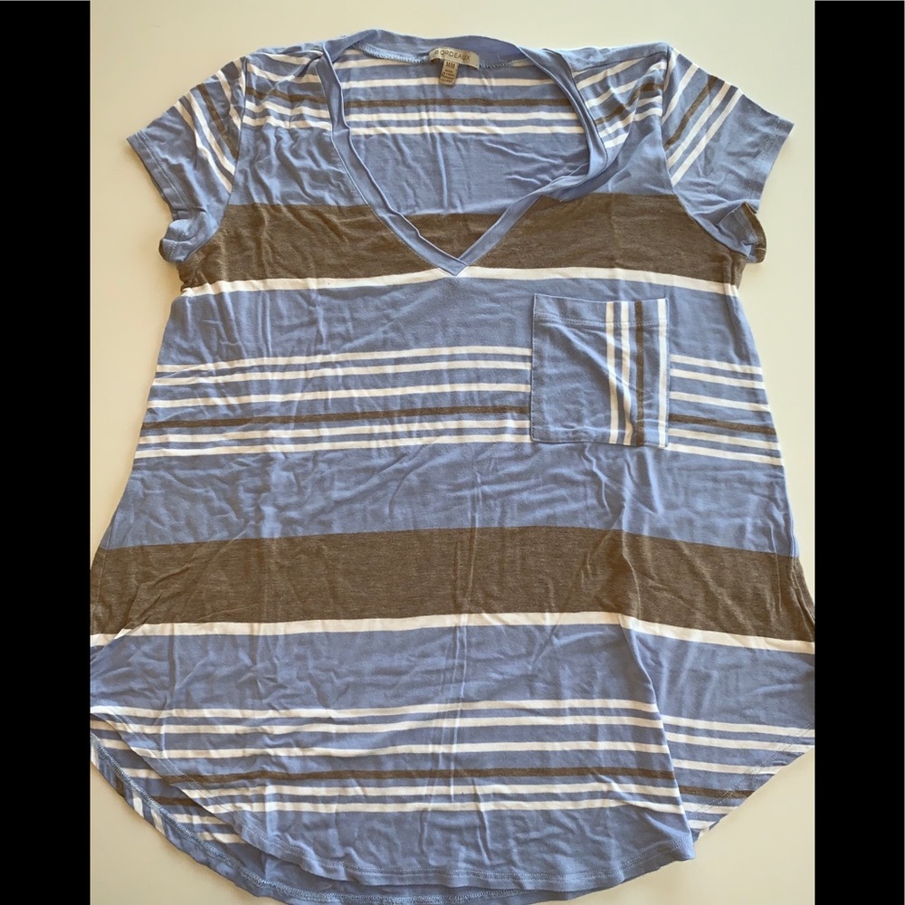 Striped Flowy TShirt